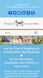 Mobile Screenshot of parentingfromtheheart.com